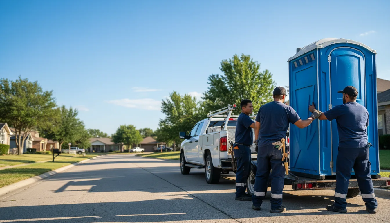 Portable Toilet Rental in Industry, TX near me